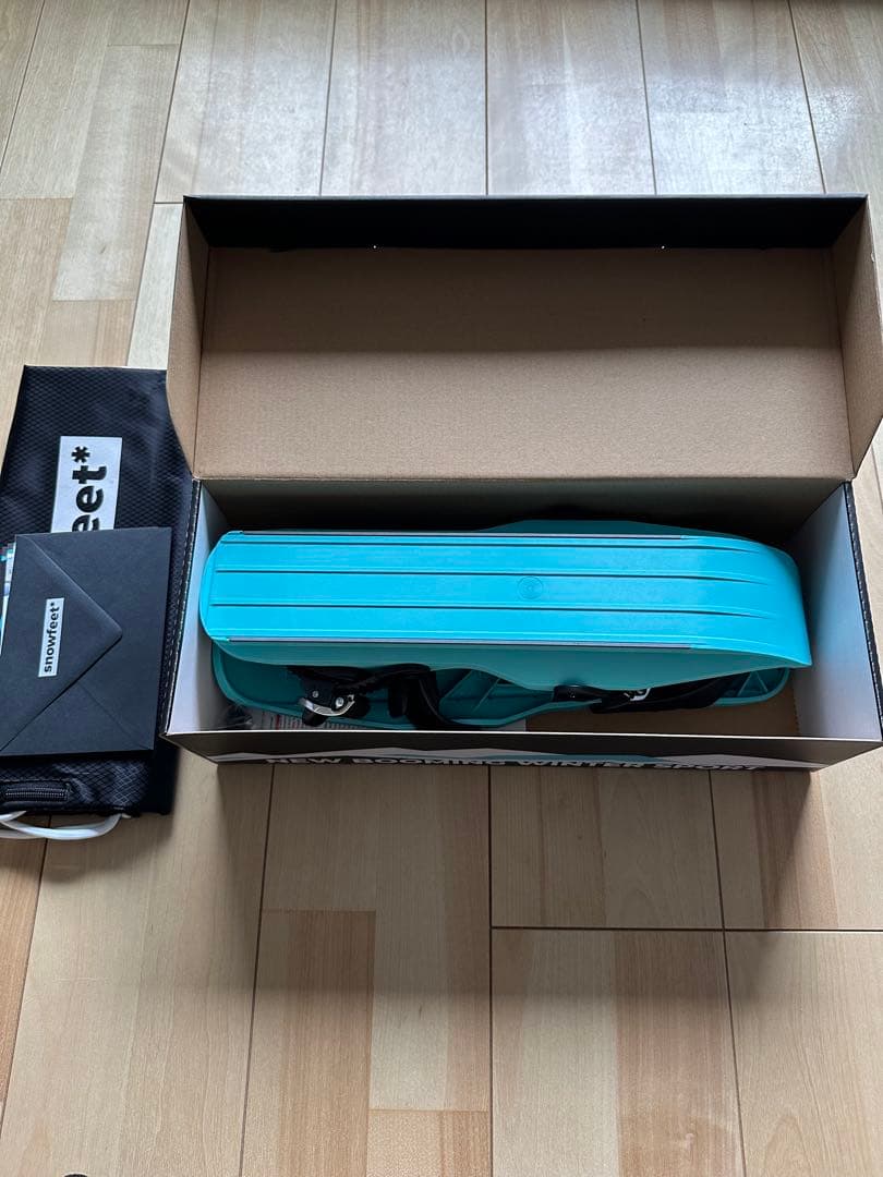 正規品 スノーフィートミニ キッズモデル 専用Wax付き ターコイズ
