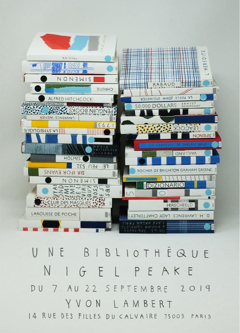 現地完売品 特注額装付 ナイジェルピークNigelPeake 両面希少ポスター