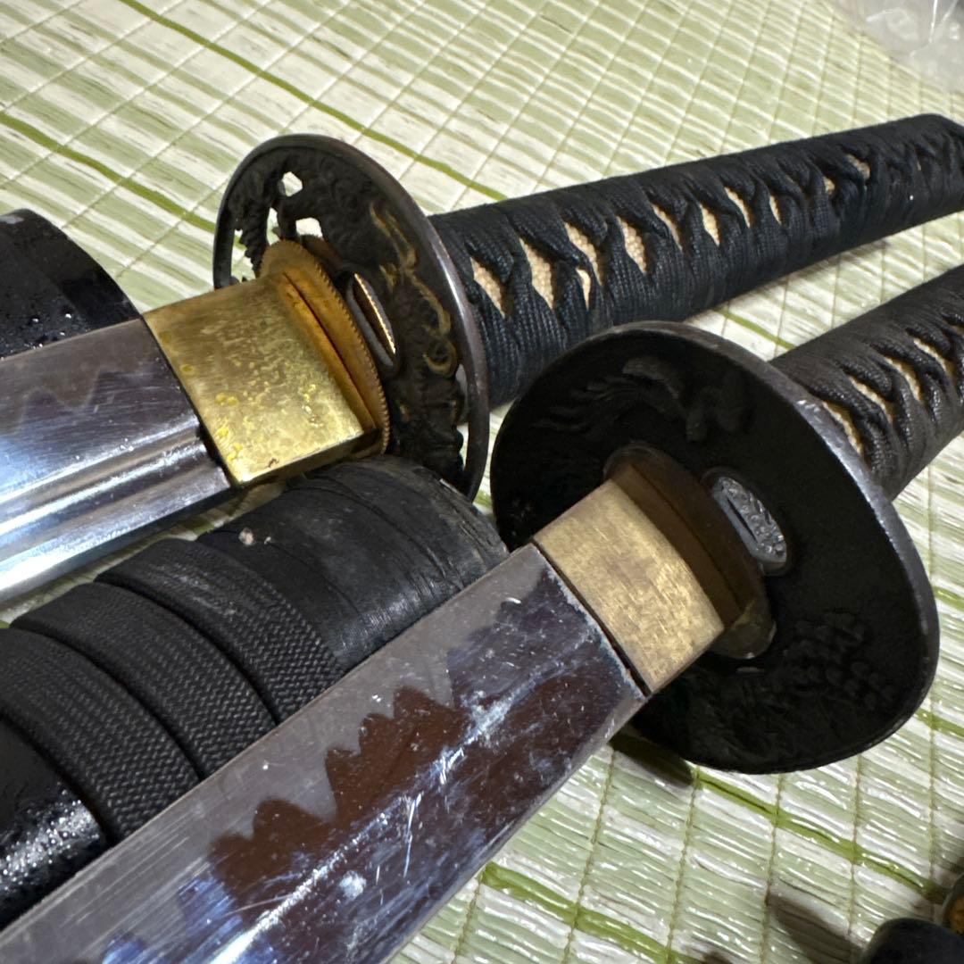 模造刀　模擬刀　武士　侍　伝統工芸　剣　ソード　太刀　鞘　鍔　4本