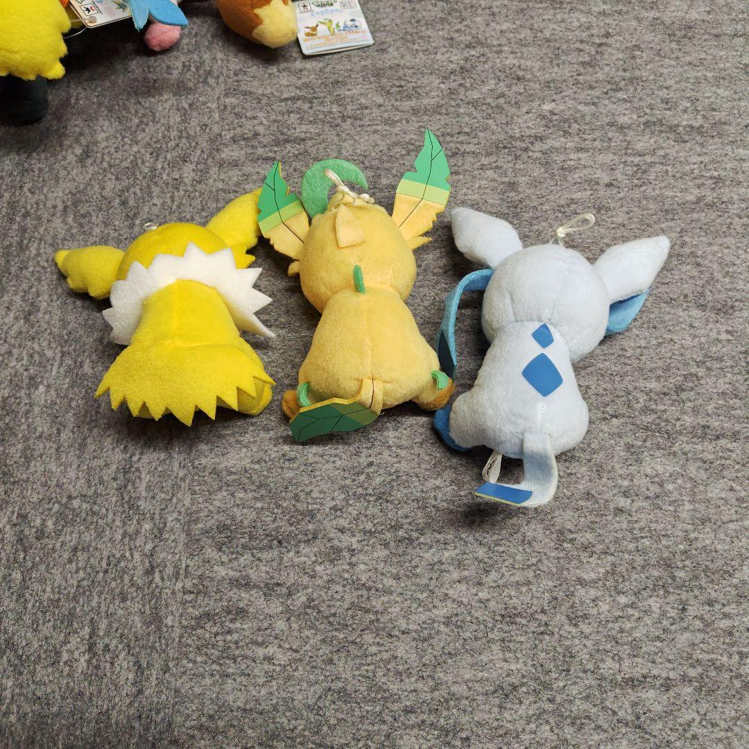 ポケモン　くつろぎタイム　ぬいぐるみ　イーブイとその進化系　9体　まとめ売り