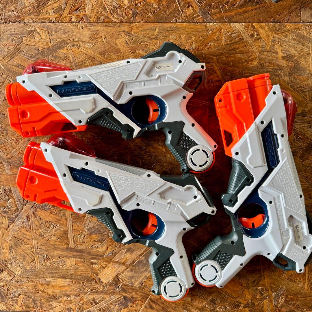 早い者勝ちセール！Nerf トイガン 5丁セット，1人プレイパーツ付き