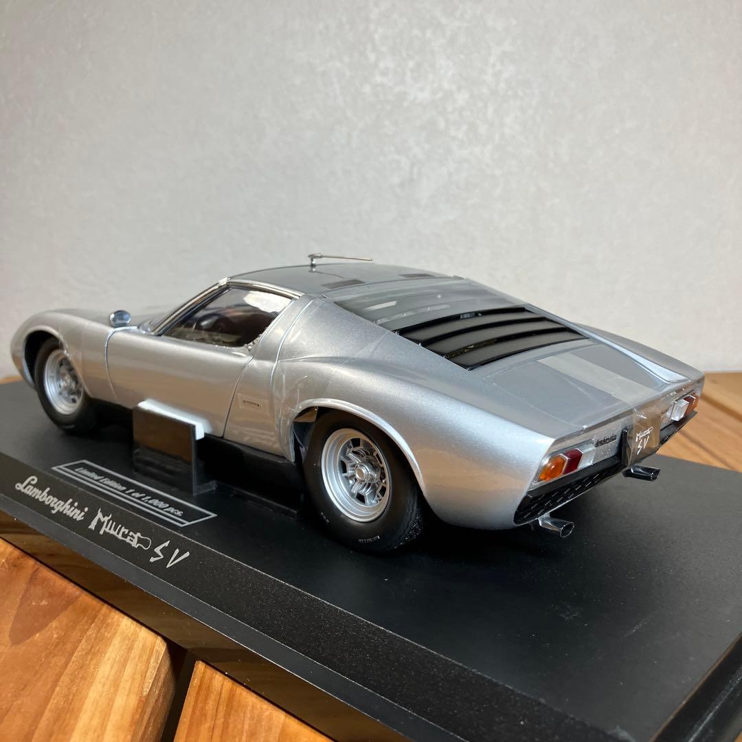 京商 1/18 ランボルギーニ ミウラ P400SV シルバー
