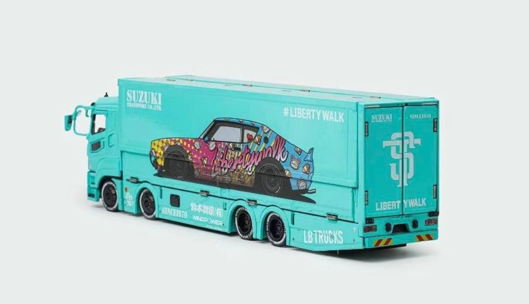 限定　GCD製1/64三菱ふそう スーパーグレート×リバティーウォーク トラック