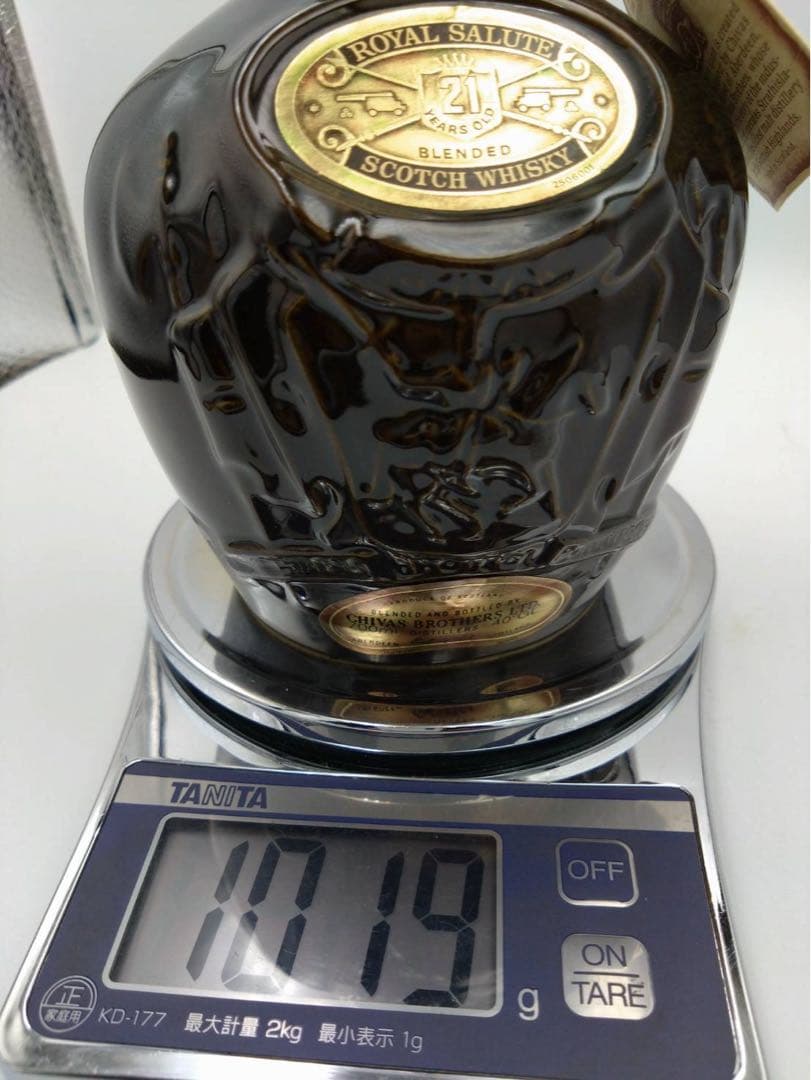  Salute 21年 スコッチウイスキー 箱入り 茶布袋 しおり付