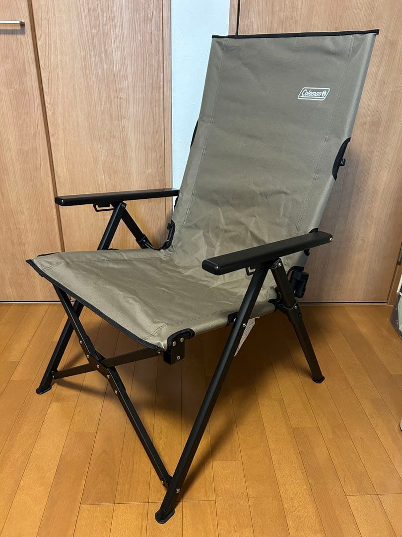 コールマン レイチェア 3脚セット グレージュ 1脚未使用品