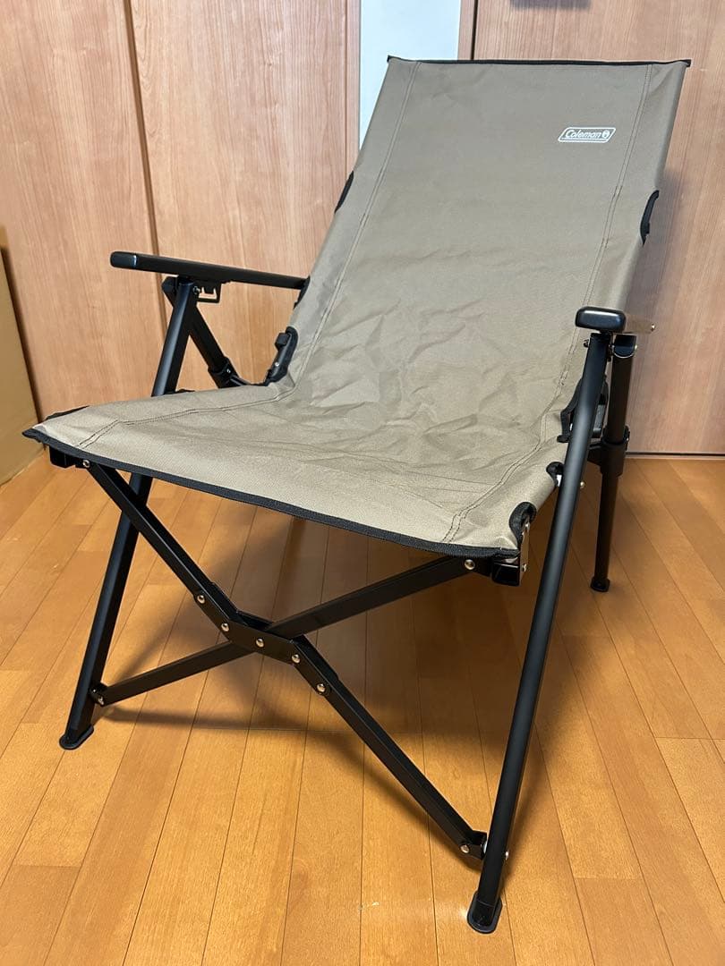 コールマン レイチェア 3脚セット グレージュ 1脚未使用品