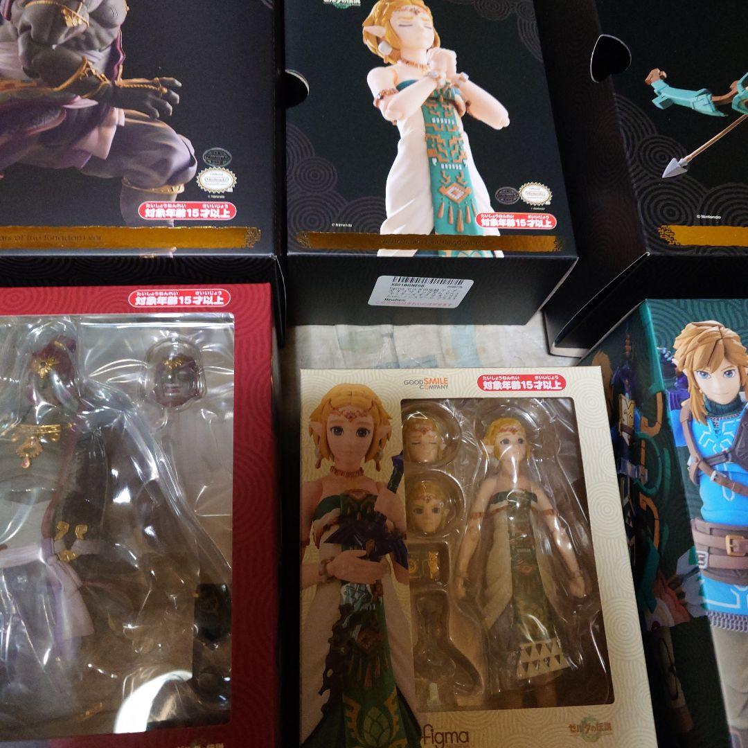 figmaゼルダの伝説ティアーズオブザキングダムフィギュア　フィギュアケース3つ