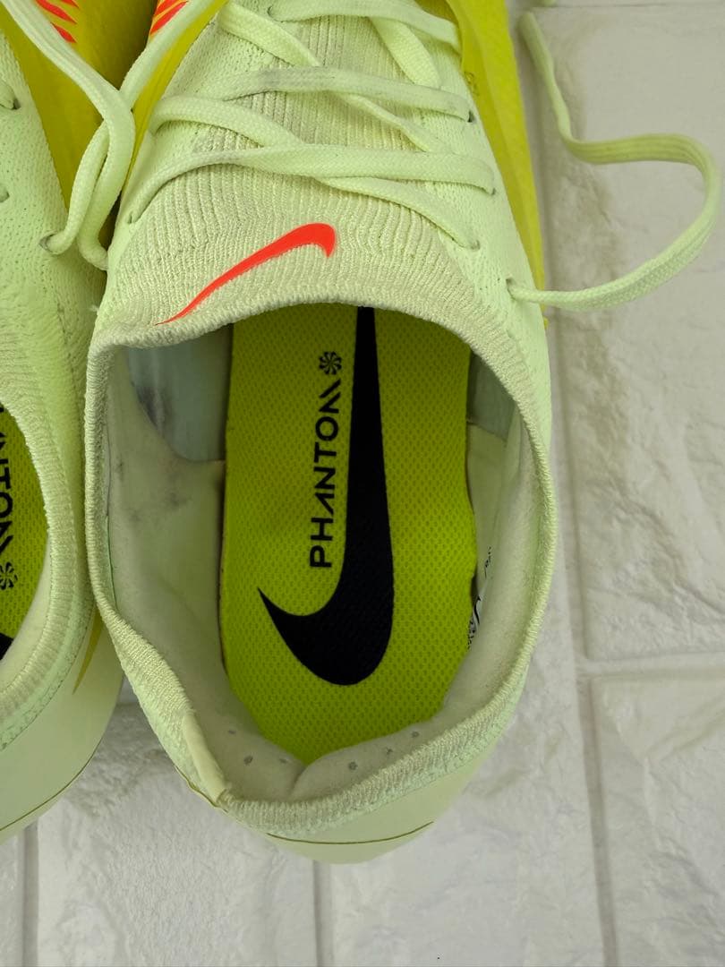 NIKE ファントム サッカースパイク 24.5cm イエロー ナイキ