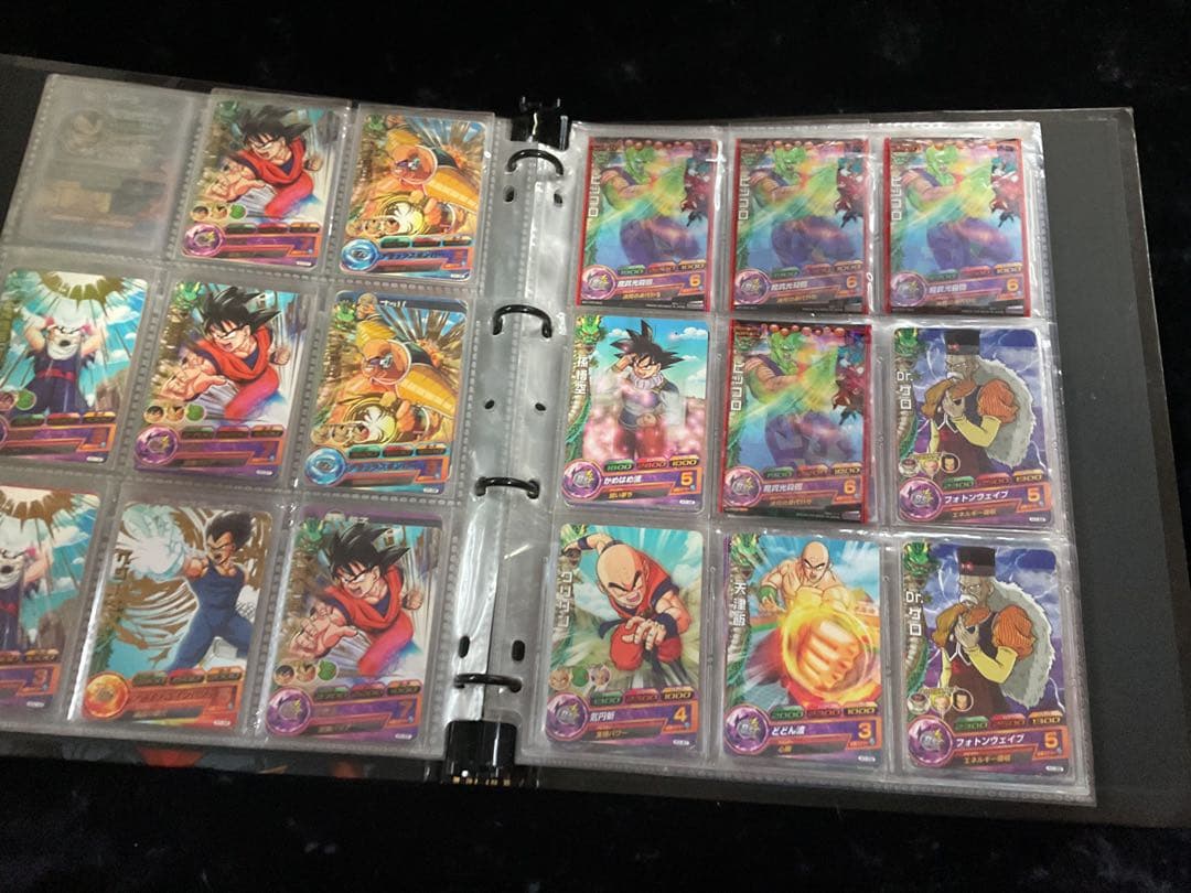 ドラゴンボールヒーローズまとめ売り引退品旧弾H一弾貴重バインダー付き