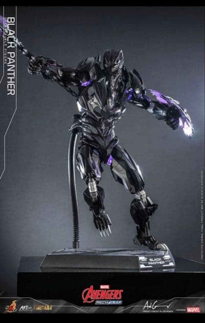 ホットトイズ アベンジャーズ・メカニカル・ストライク ブラックパンサー