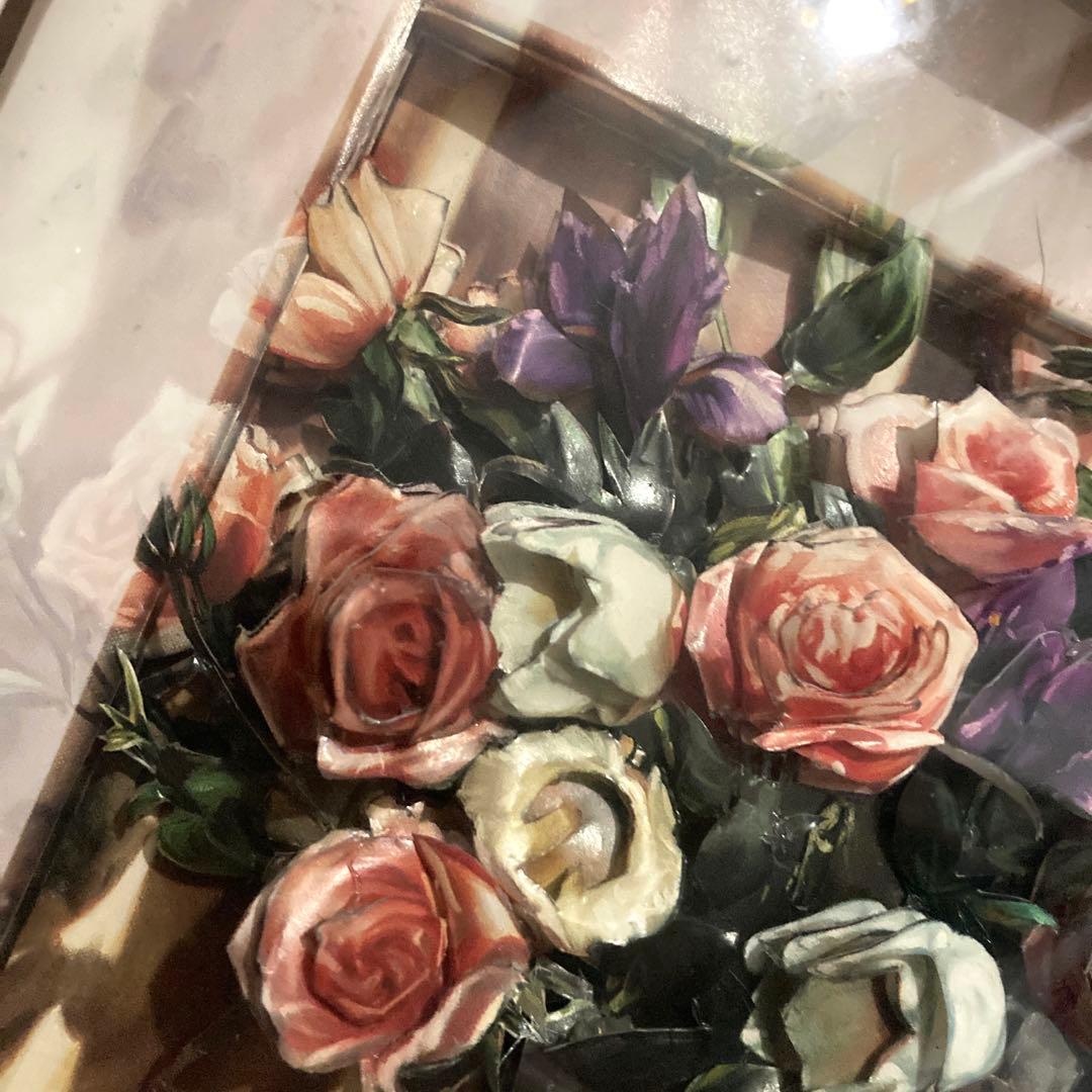 シンセリティ　シャドウボックス　薔薇の花にアップルパイ　アンティークグリーン