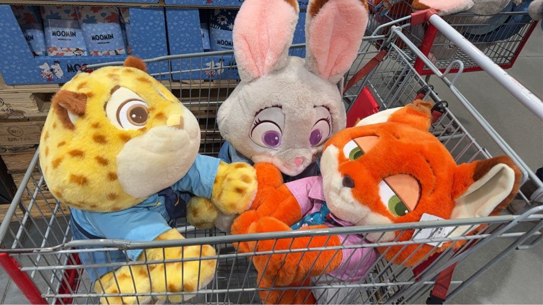 ズートピア2 ニックぬいぐるみコストコブランケット入り！