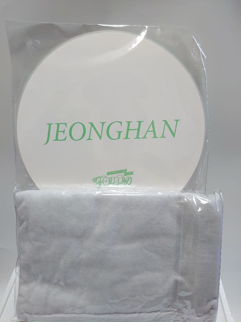【JEONGHAN•ジョンハン】SEVENTEEN　フードタオル　うちわ