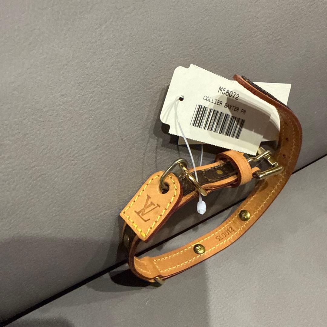 LouisVuitton CollierBaxter PM 首輪小型犬、猫未使用