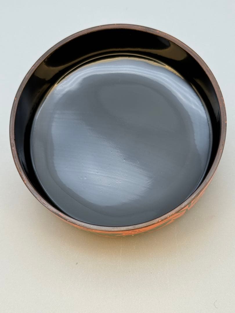 茶道具　棗　金森春次　色漆蒔絵