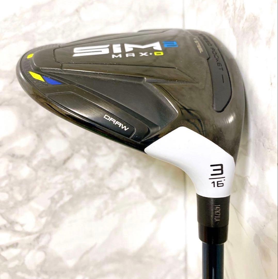 SIM2 MAX D 3W Sシャフト フェアウェイウッド 純正カバー付