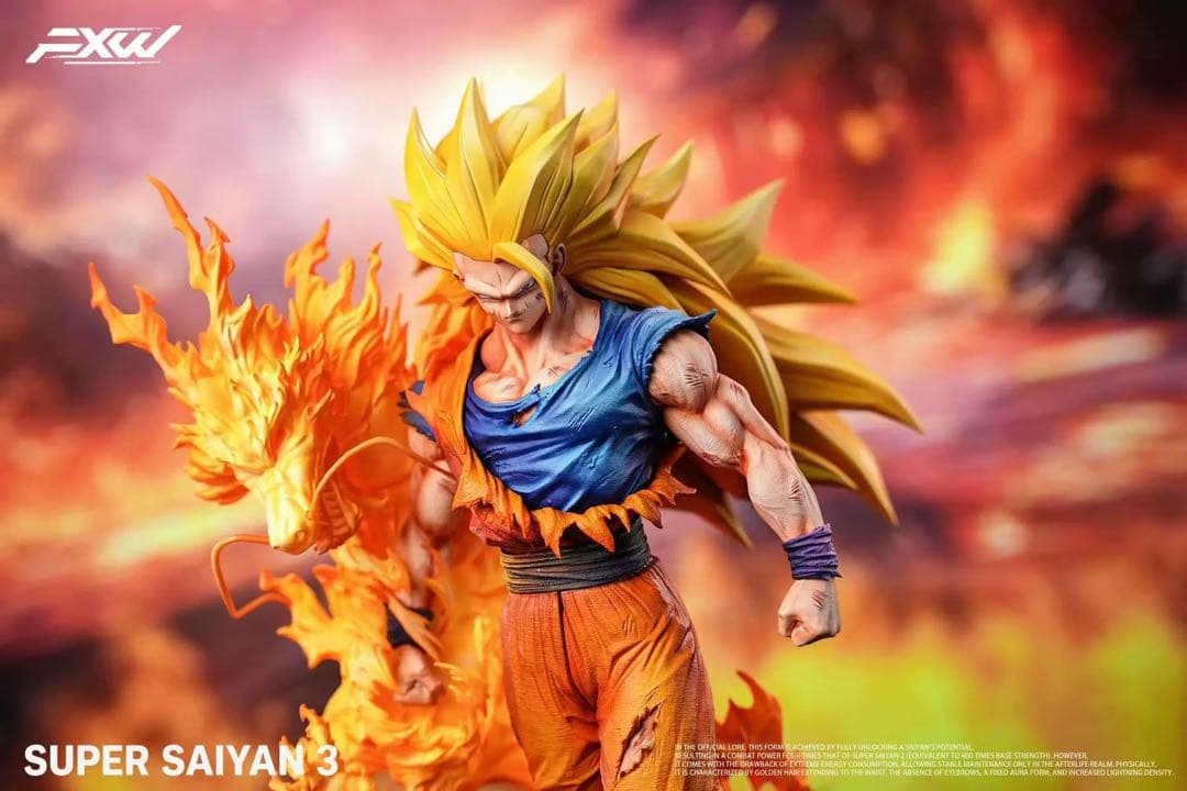 孫悟空　スーパーサイヤ人3　フィギュア　ドラゴンボール　ガレージキット
