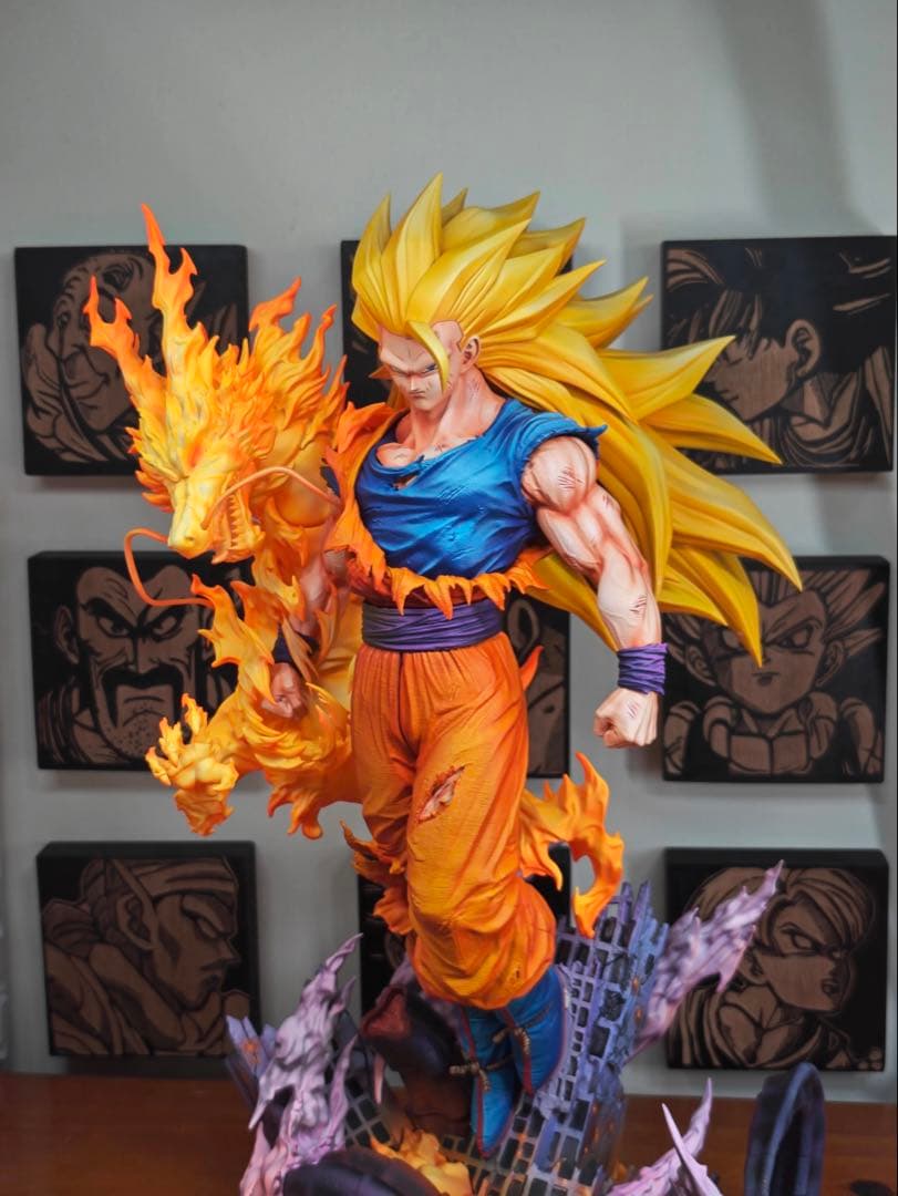 孫悟空　スーパーサイヤ人3　フィギュア　ドラゴンボール　ガレージキット