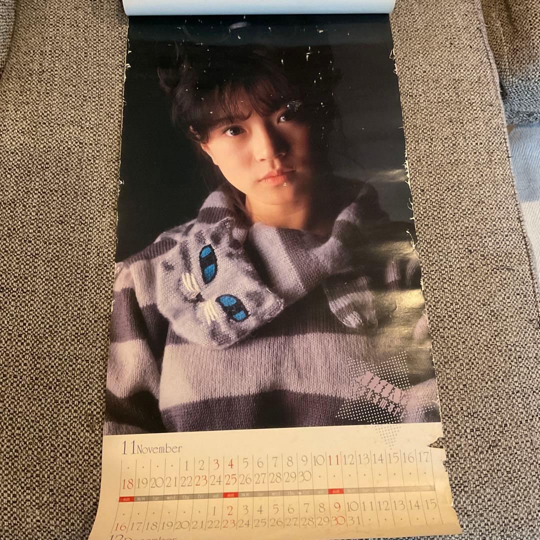 アイドルカレンダー　1984年　中森明菜　全7枚　希少