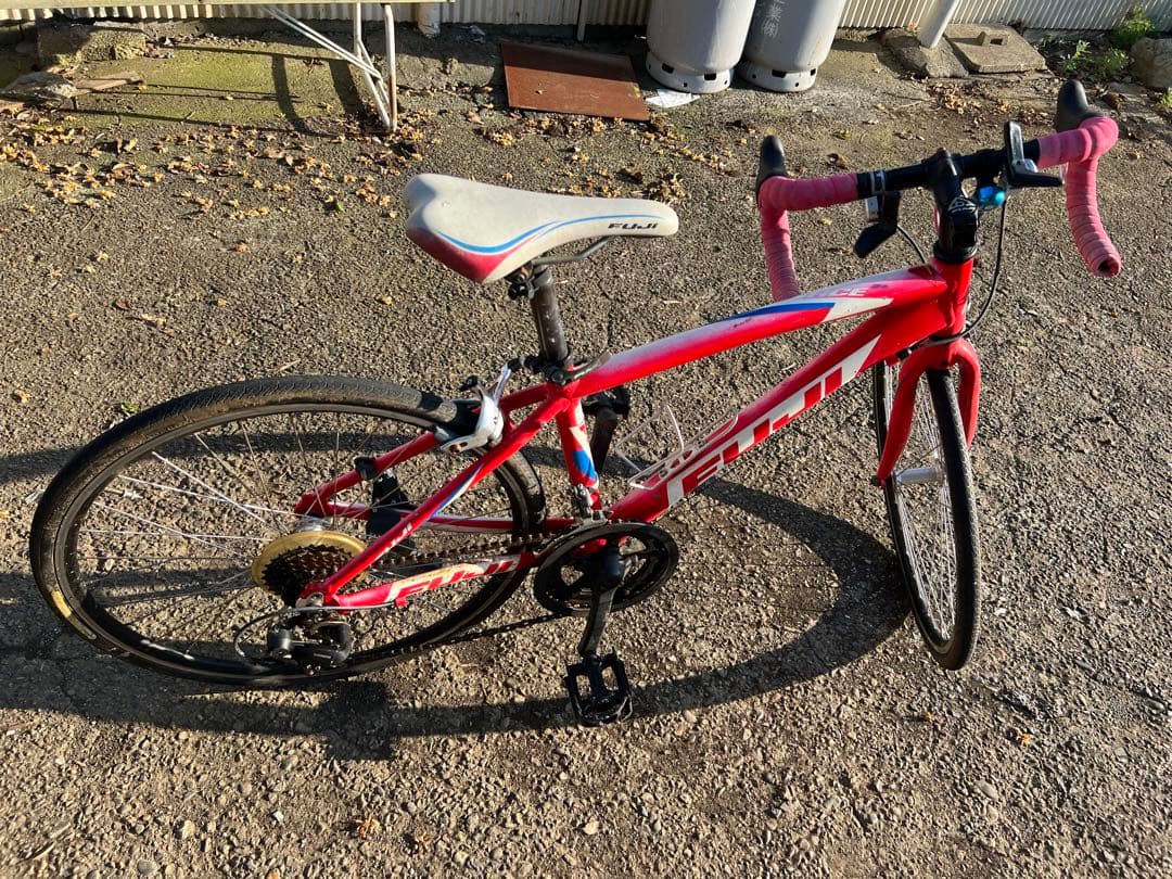 スポーツサイクル 赤/ピンク(富士自転車)24号