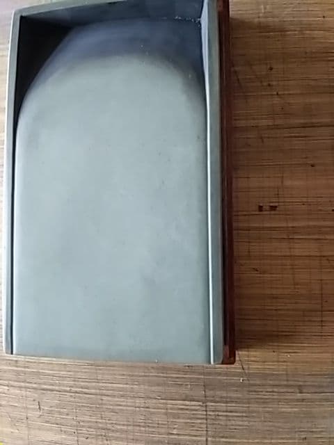 緑端渓抄手硯