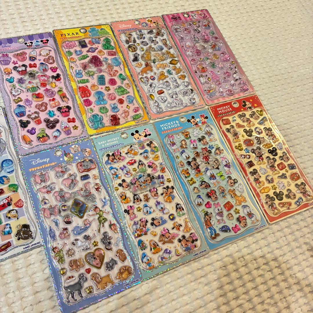 正規品 ディズニー プチドロップシール ピクサー ミッキー ダンボ アリス