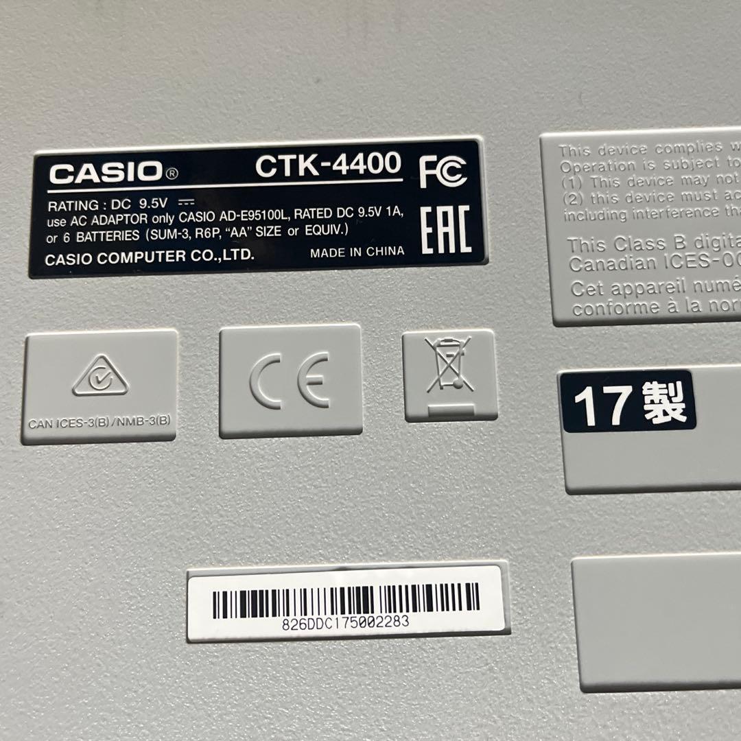 CASIO カシオ CTK-4400 キーボード
