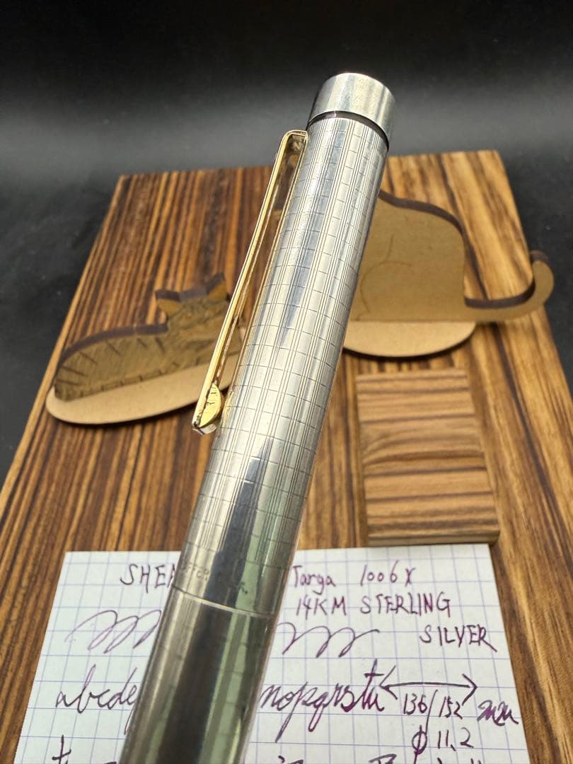 SHEAFFER 万年筆 タルガ 1006X STERLING SILVER