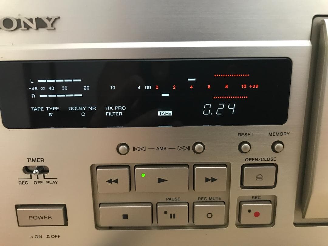 SONY TC-KA3ESステレオカセットデッキ　リモコン説明書元箱ゴールド金色