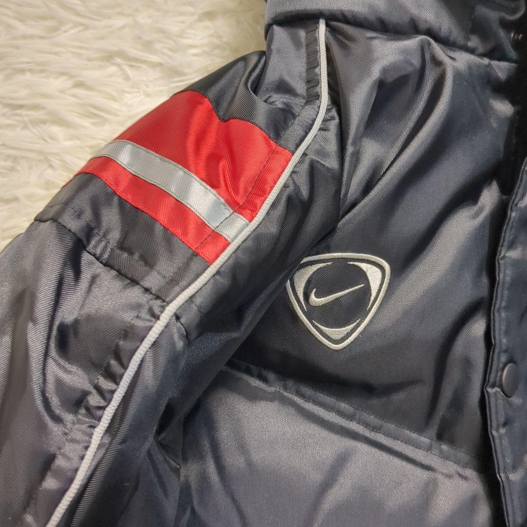 【肉厚✨NIKE✨M】ダウン70％ ロング ベンチ コート ブラック 00S