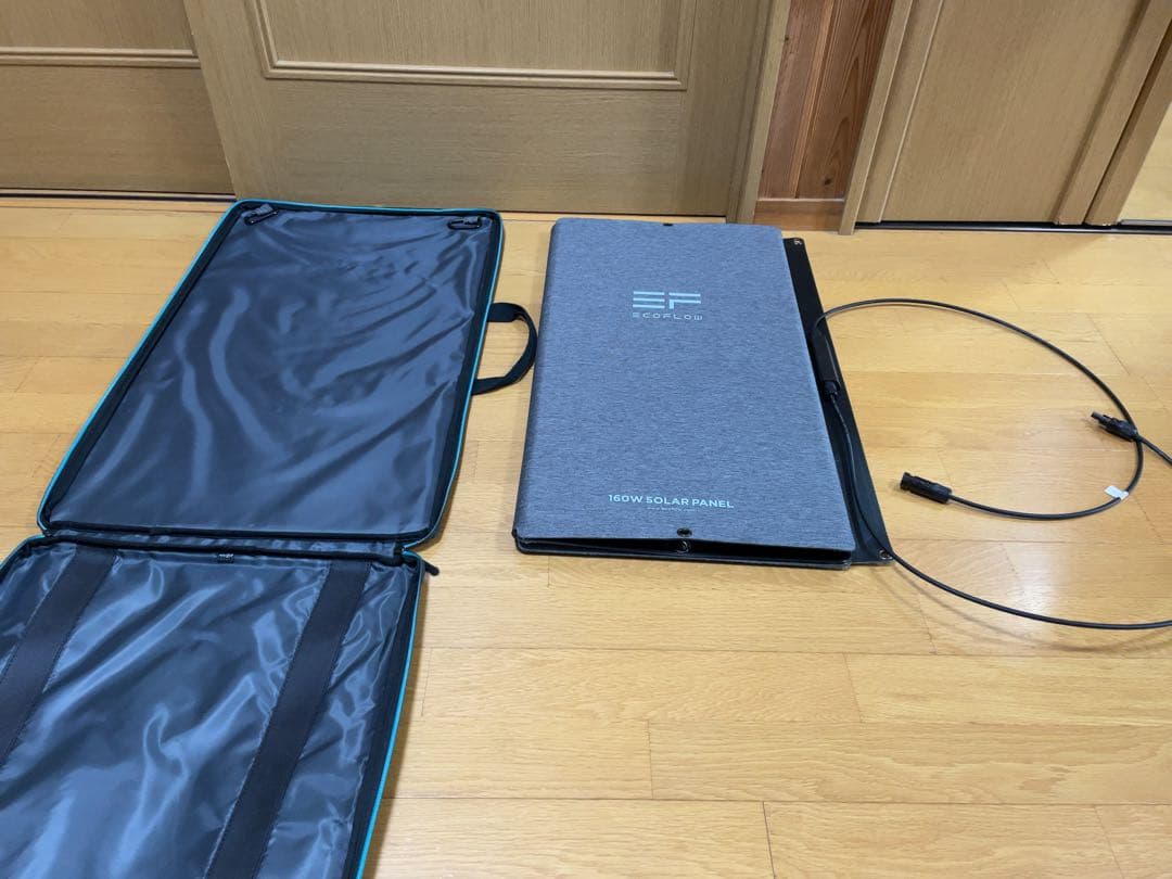 ECOFLOWポータブル160wソーラーパネル& XT60iソーラー充電ケーブル