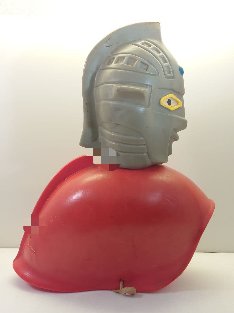 昭和レトロ 当時物 ヨネザワ玩具 ウルトラセブン ヘルメット ソフビ フィギュア