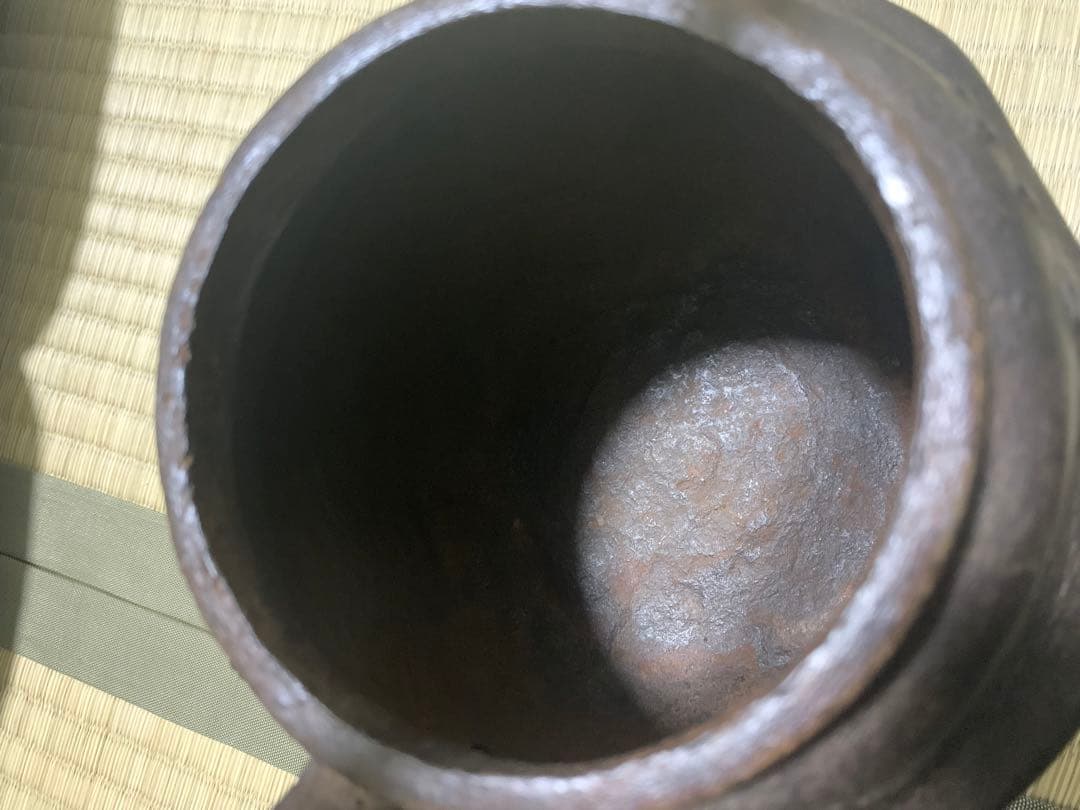 大国造鉄瓶　龍文堂　瑪瑙摘