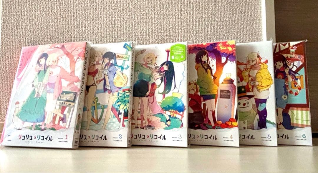 【お得】新品未開封品を含む リコリスリコイルDVD全巻 特典付き 他セット