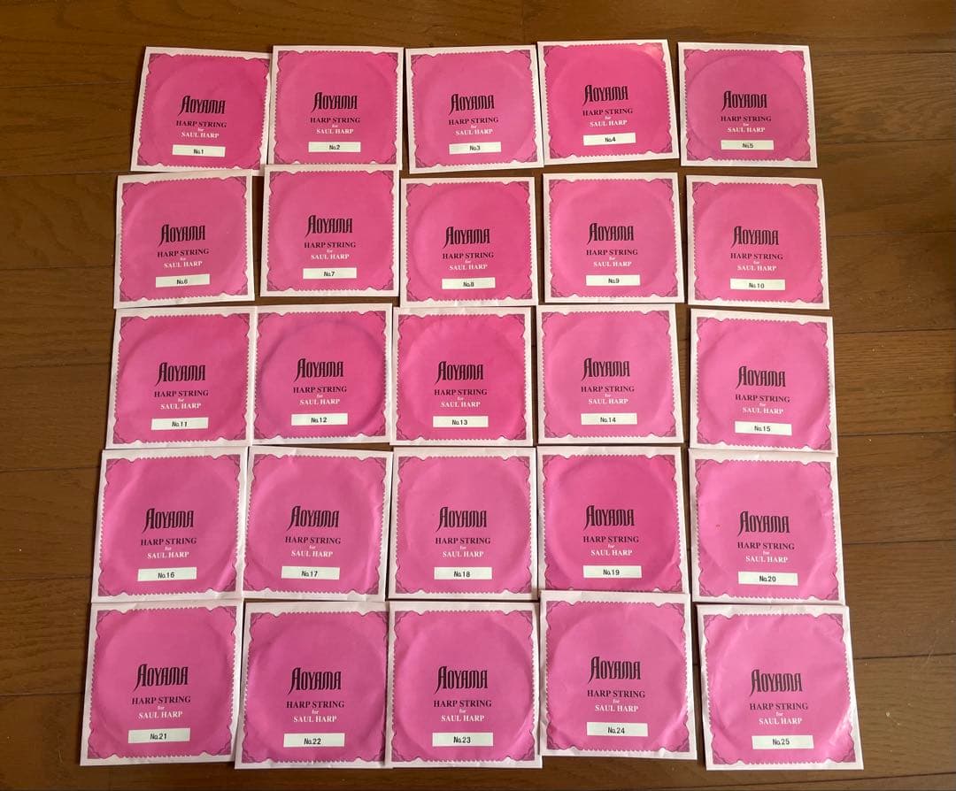 青山サウル　25弦ハープ 装飾無し