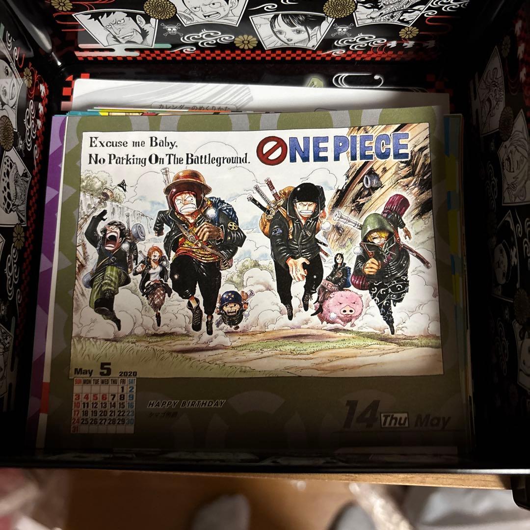 「ONE PIECE」コミックカレンダー特製缶入り日めくりカレンダー 2020