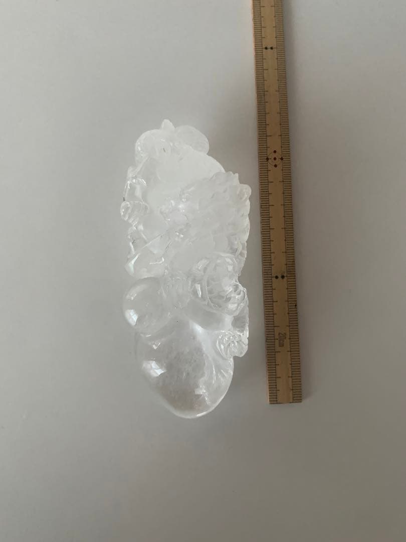 龍　水晶　置き物
