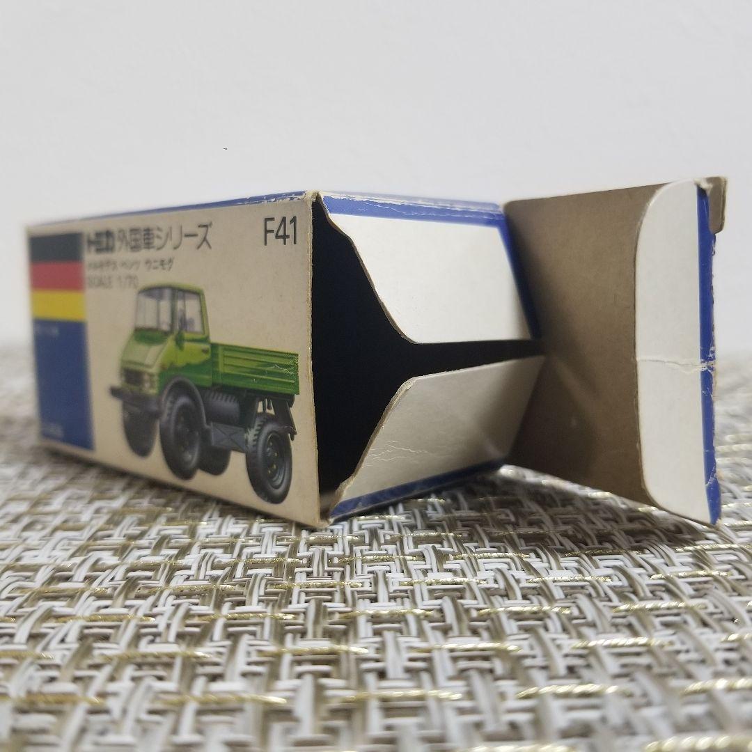 トミカ　青箱　No.F41- メルセデス ベンツ ウニモグ　日本製