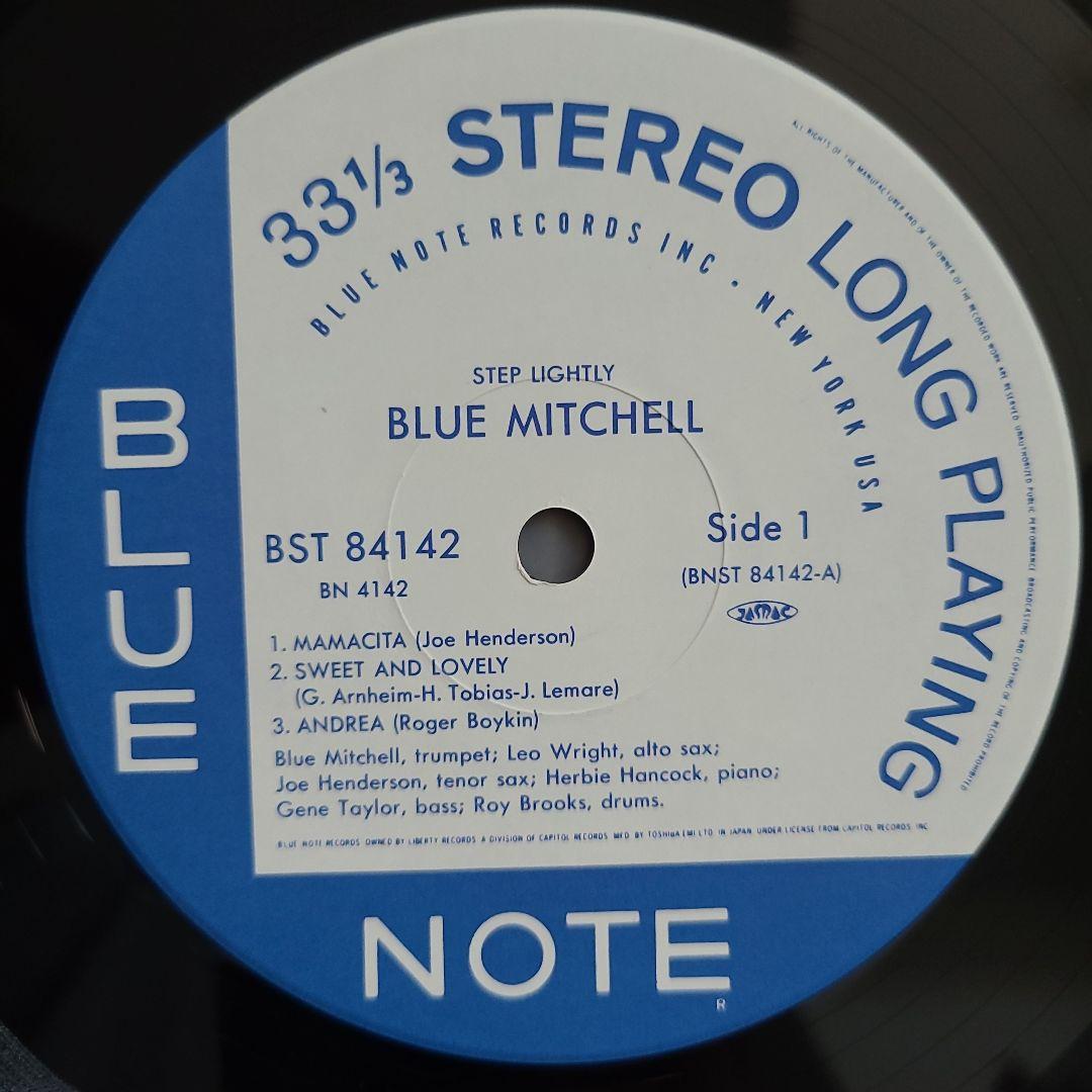 ★日本盤帯付★『ＳＴＥＰ ＬＩＧＨＴＬＹ』ＢＬＵＥ ＭＩＴＣＨＥＬＬアナログ