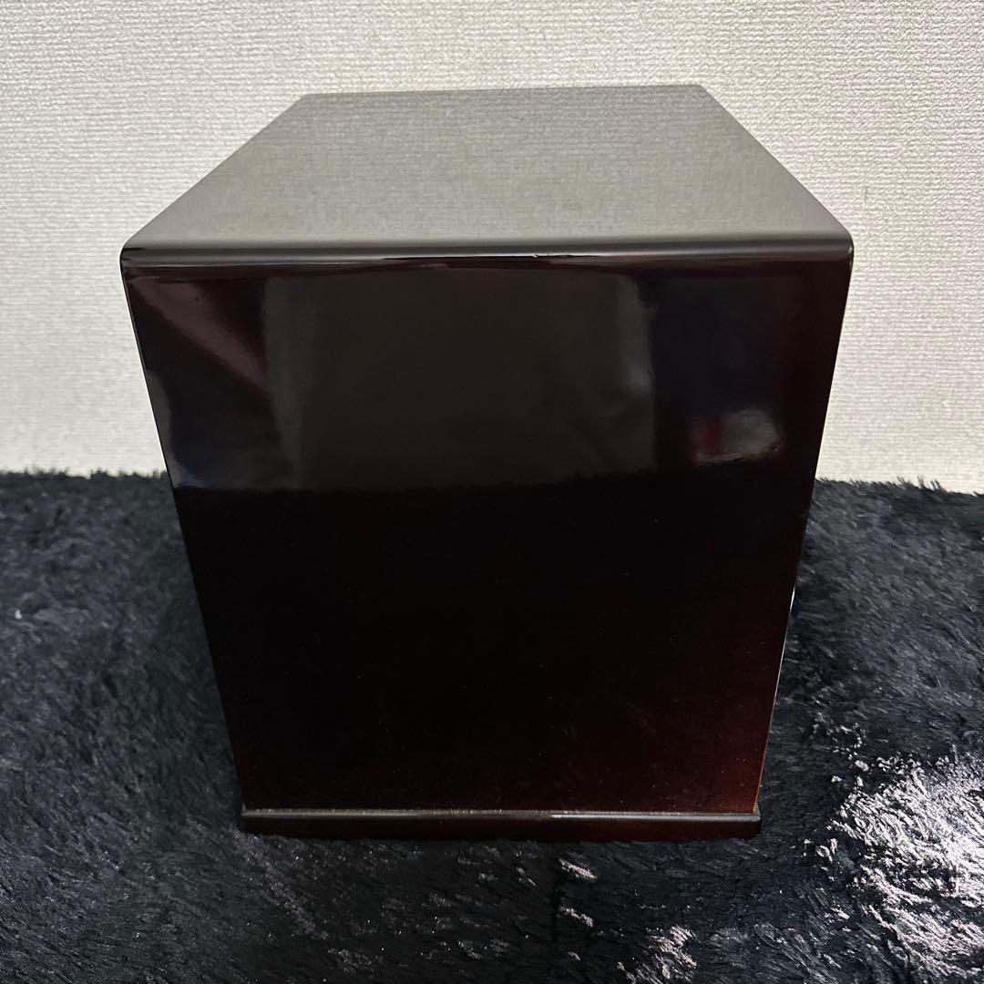 勲六等瑞宝章受章 露木清次作 漆 引出 箱根 寄木細工 30×35×25cm 檜