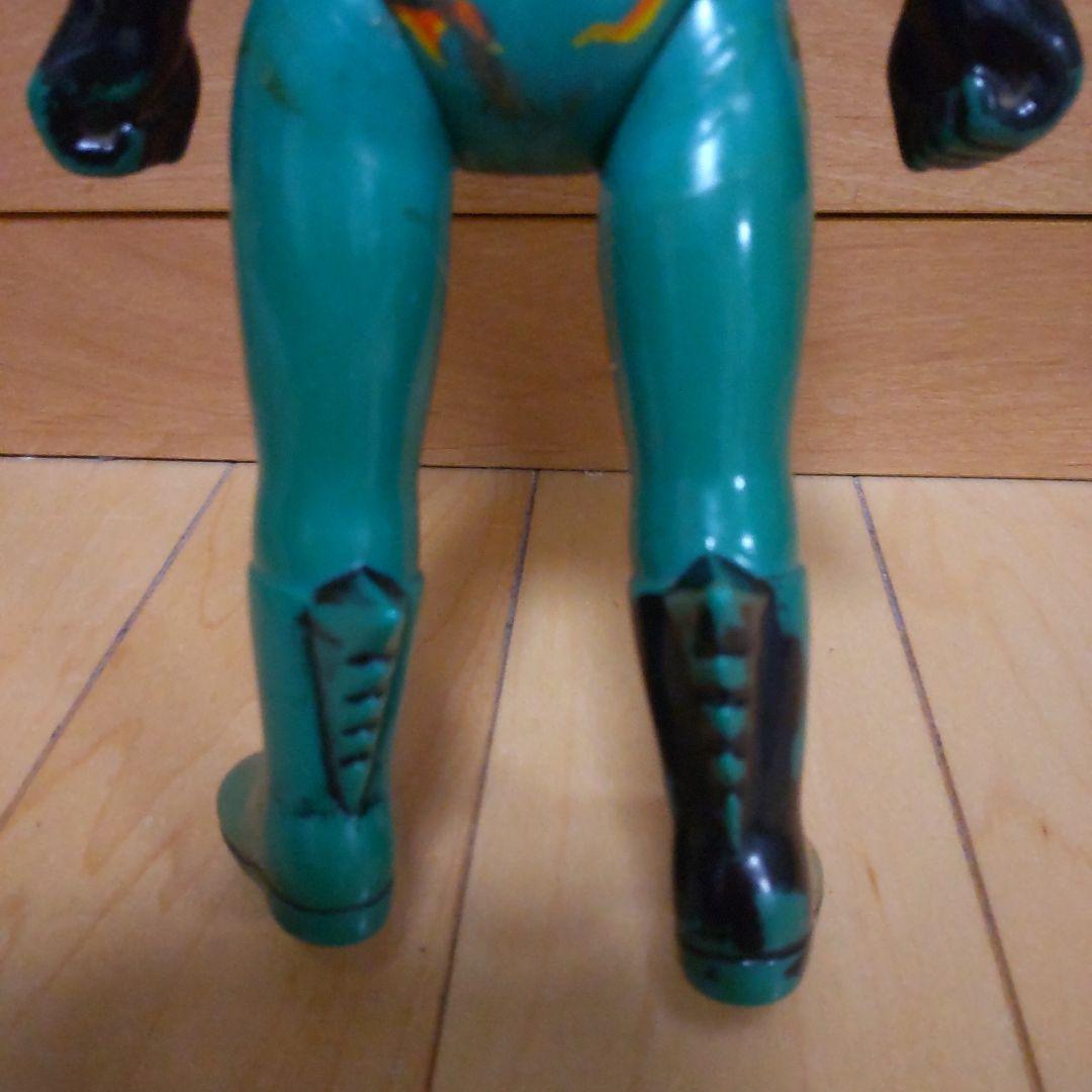当時物☆アマゾン 仮面ライダー ソフビ フィギュア 旧バンダイ 石ノ森章太郎