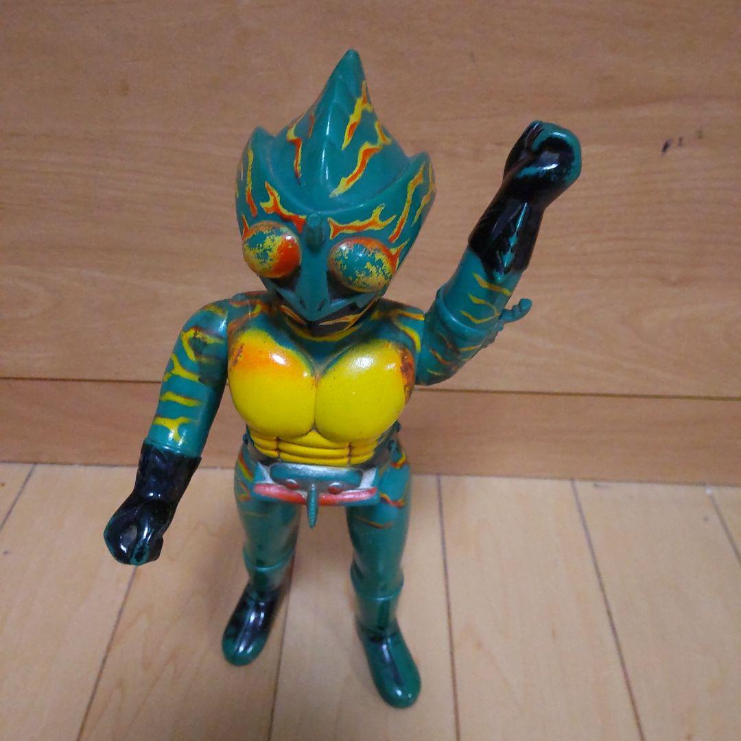 当時物☆アマゾン 仮面ライダー ソフビ フィギュア 旧バンダイ 石ノ森章太郎