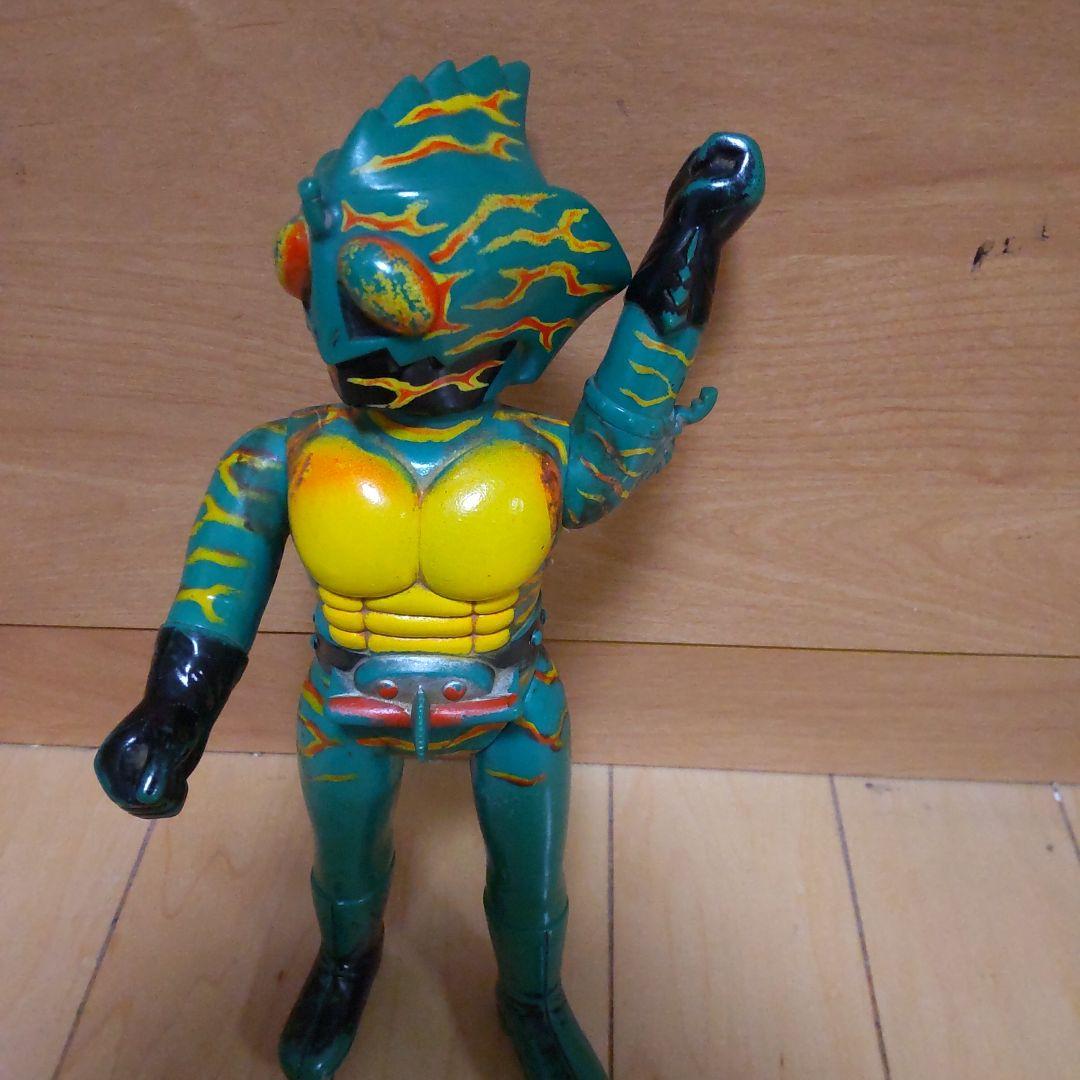 当時物☆アマゾン 仮面ライダー ソフビ フィギュア 旧バンダイ 石ノ森章太郎