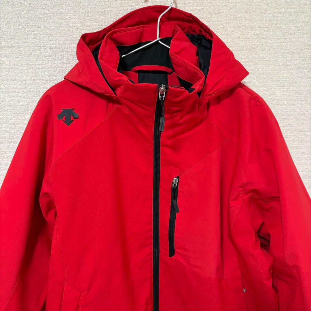 【超美品】デサント　スキーウェアジャケット　レッドM