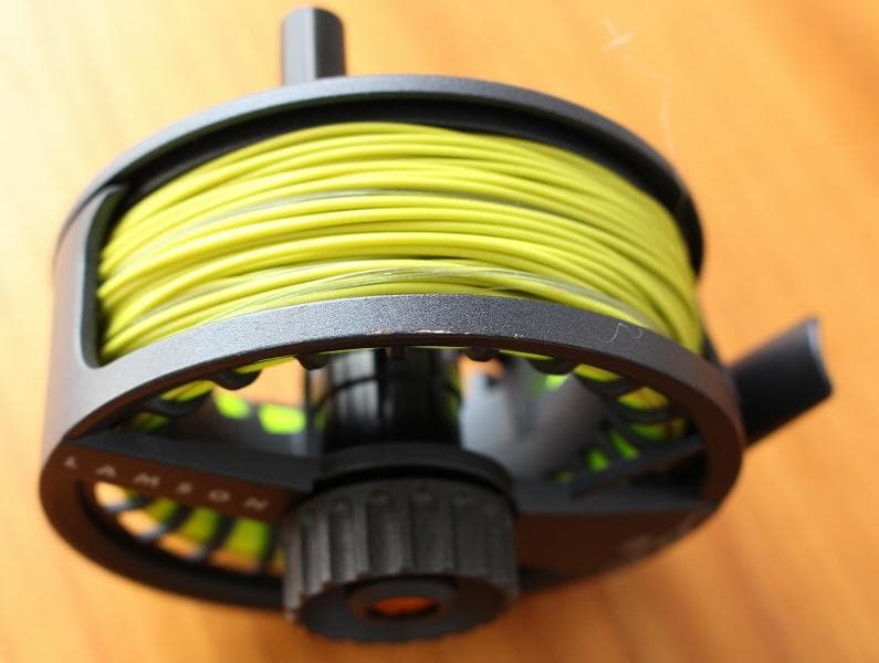 ラムソン リキッド Sシリーズ フライリール LQS-5+REEL-DYBRK