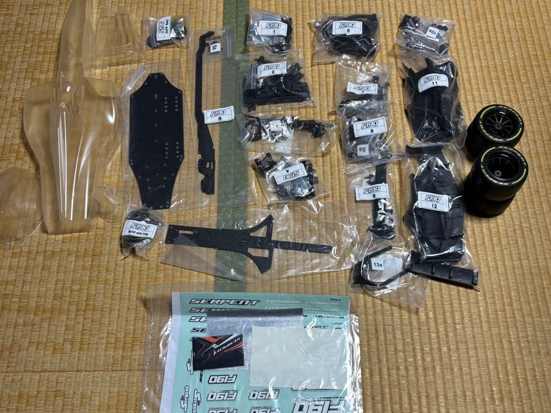 【バイキング】SERPENT 1/8 電動4WD F1キット F190