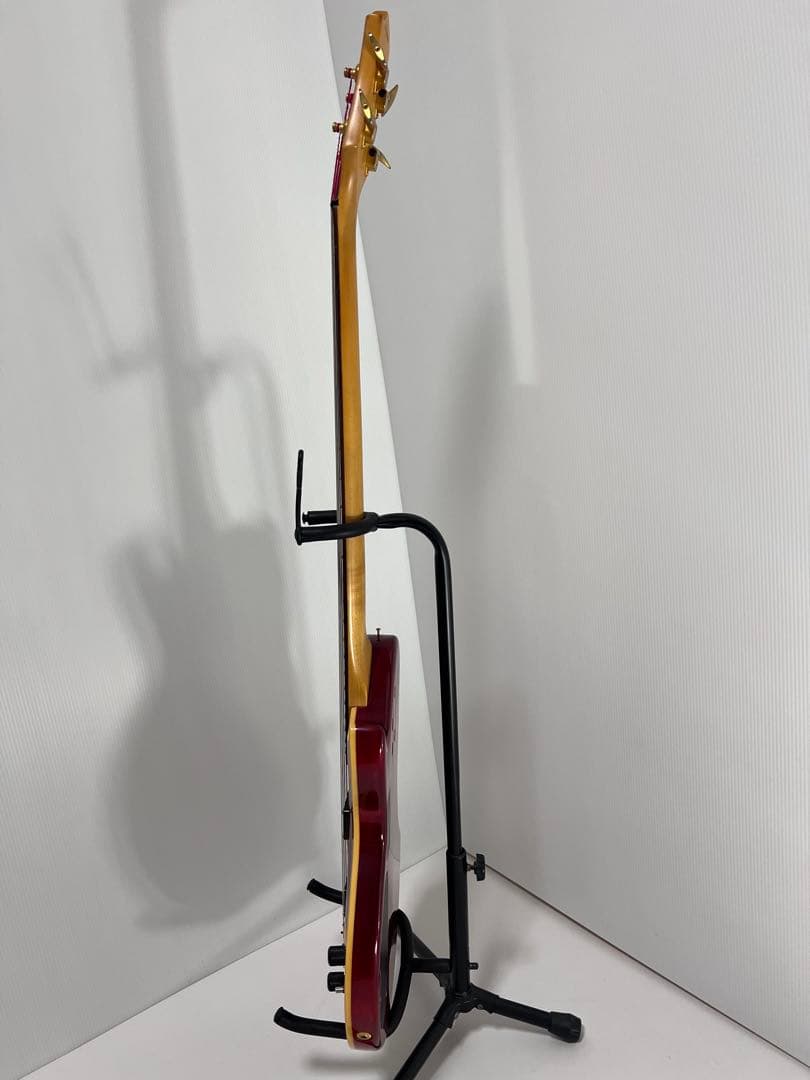 幻のAria ProII レスポール ベース 4弦 希少カラー RED GOLD