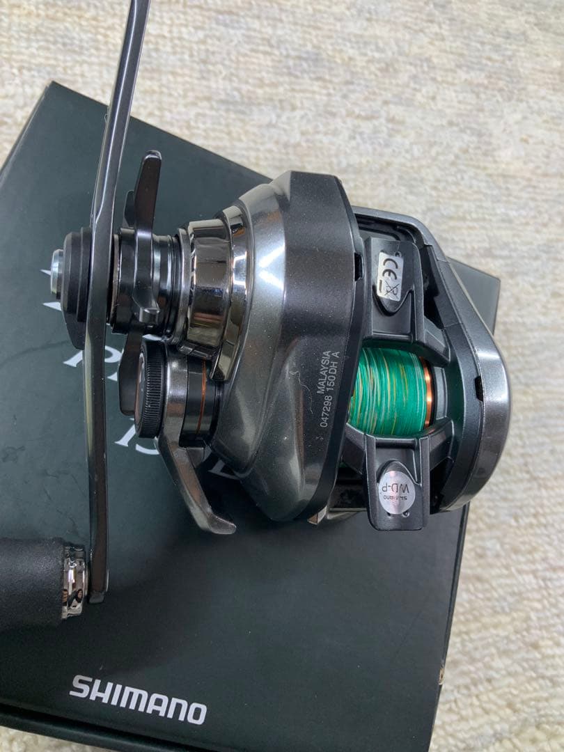 シマノ 24 バルケッタプレミアム 150DH (右巻き・ダブルハンドル)超美品