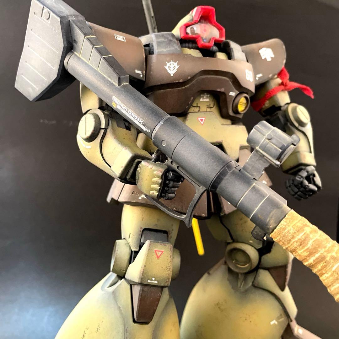 1/100MGリックドム　エアブラシ全塗装完成品