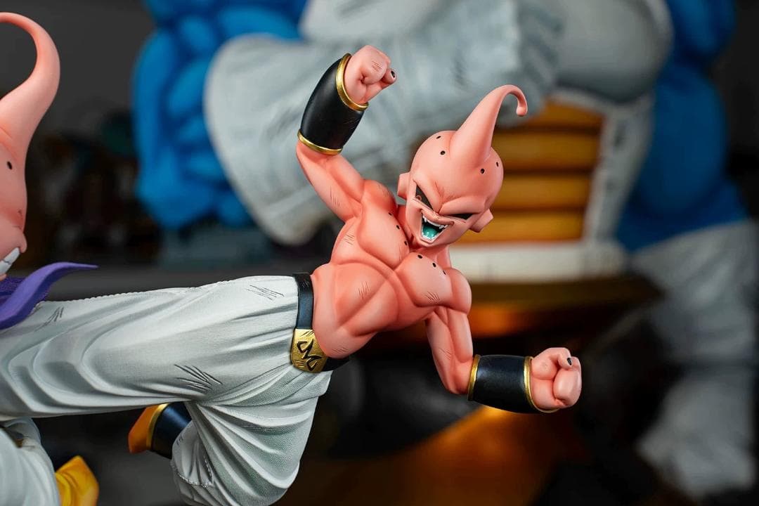 ドラゴンボール 魔人ブウ VS 魔人ブウ 悪 彫刻フィギュア ガレージキット